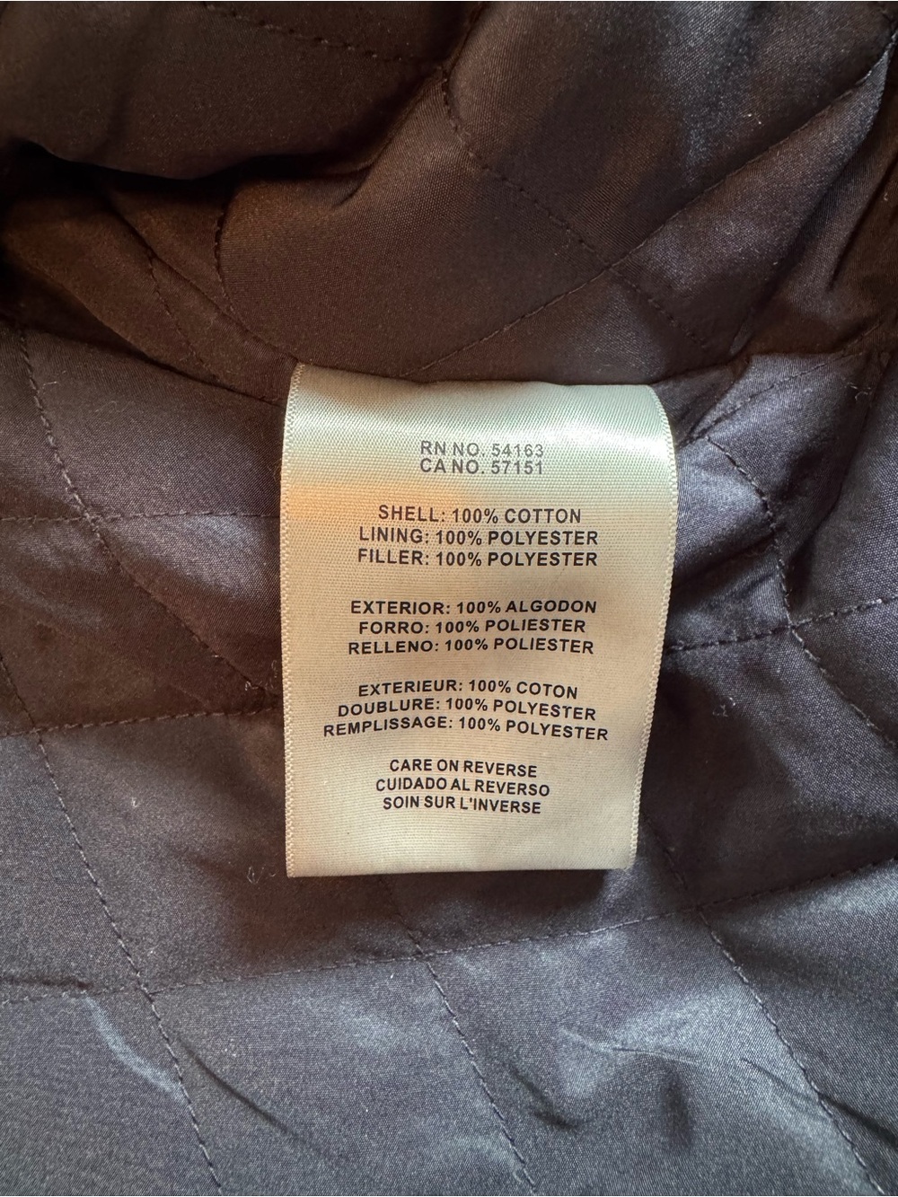 Levi's Navy, Cream, & Orange Plaid Flannel Shirt Jacket - Picture 5 of 5